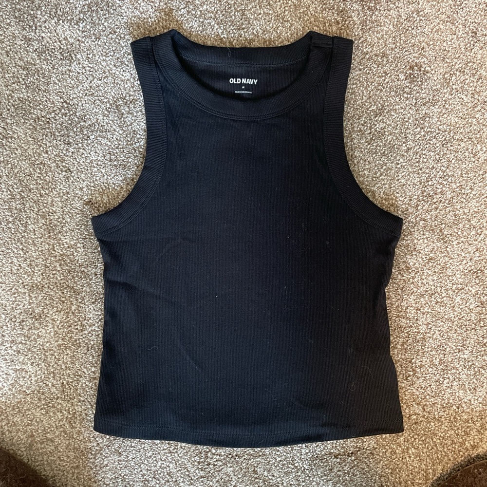 Black tank top